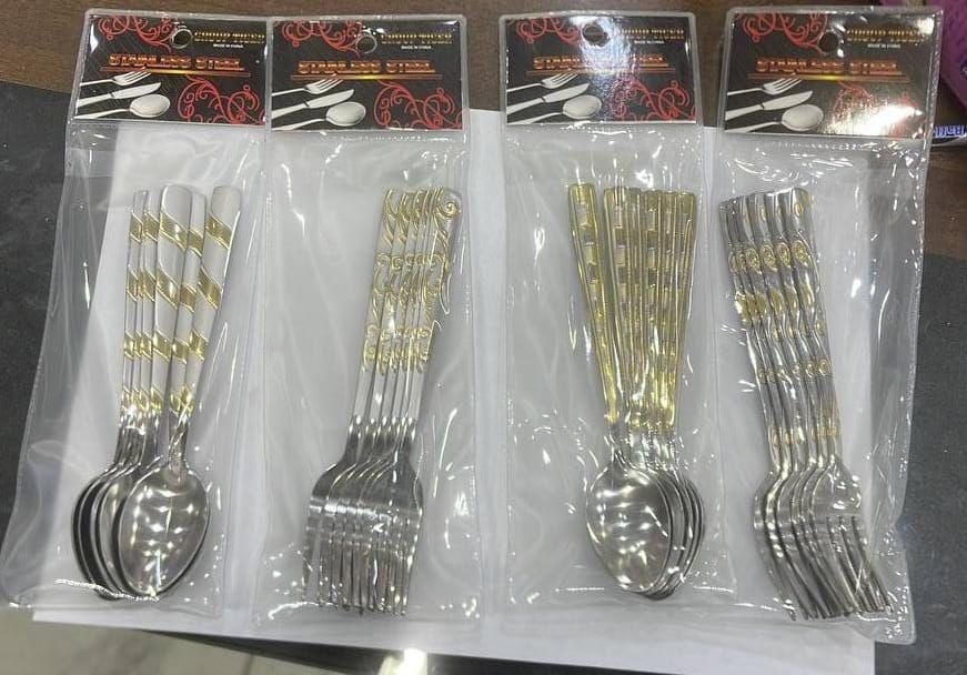 طقم معالق دهبى لوكس