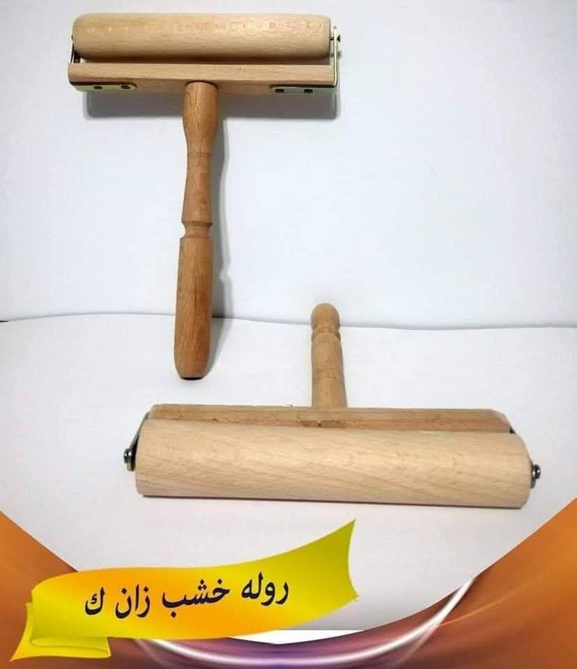 روله عجين خشب كبير