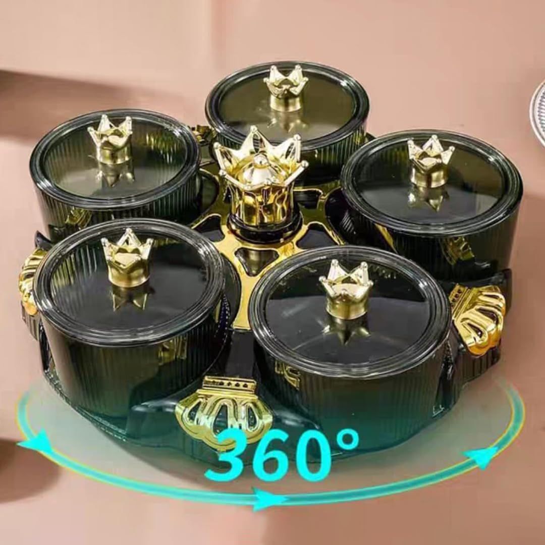 طبق تسالي تاج دوار