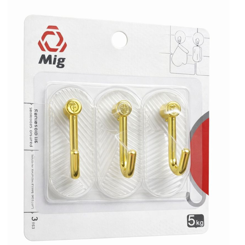 شماعه لاصق اكليريك شفاف ٣×١