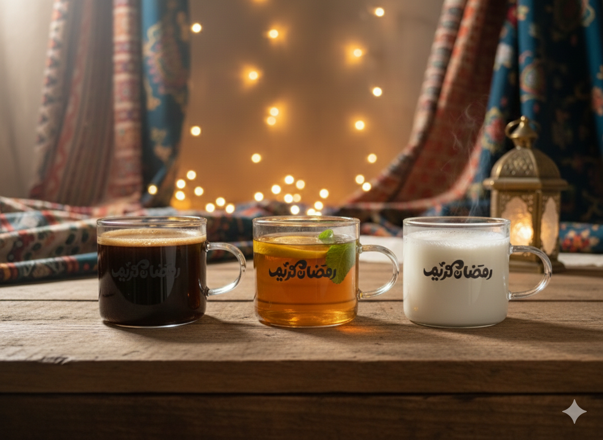 مج قهوة بيركس رمضان كريم