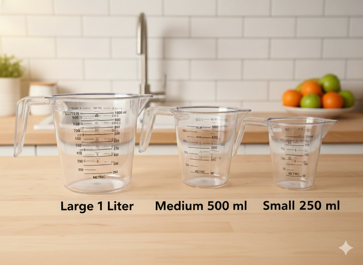 ط معيار ٣*١مستورد اكليريك (٢٥٠مللي و ٥٠٠ مللي و 1  لتر)