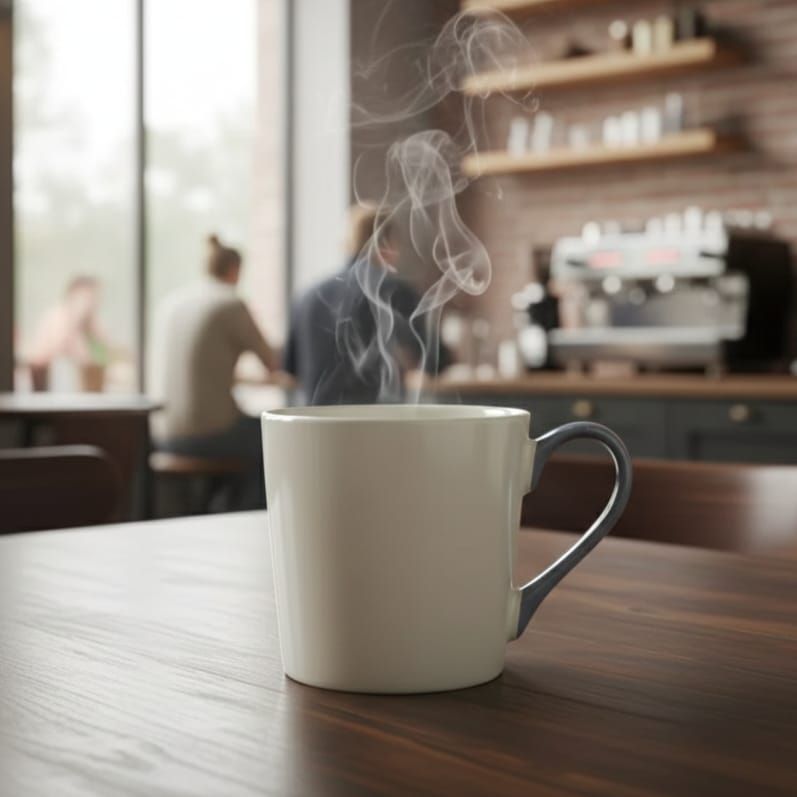 مج بورسلين ابيض يد الوان