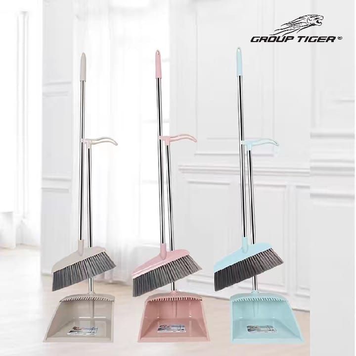 مكنسه بالجاروف يد استيل ك