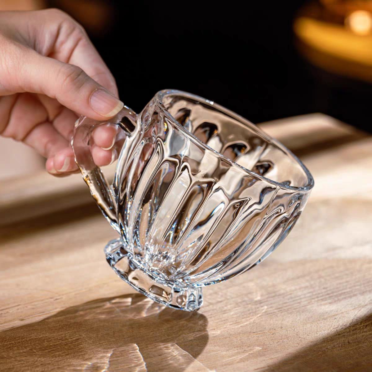 طقم مجات شاي 6ق ابيض بصمه مدور 507-201