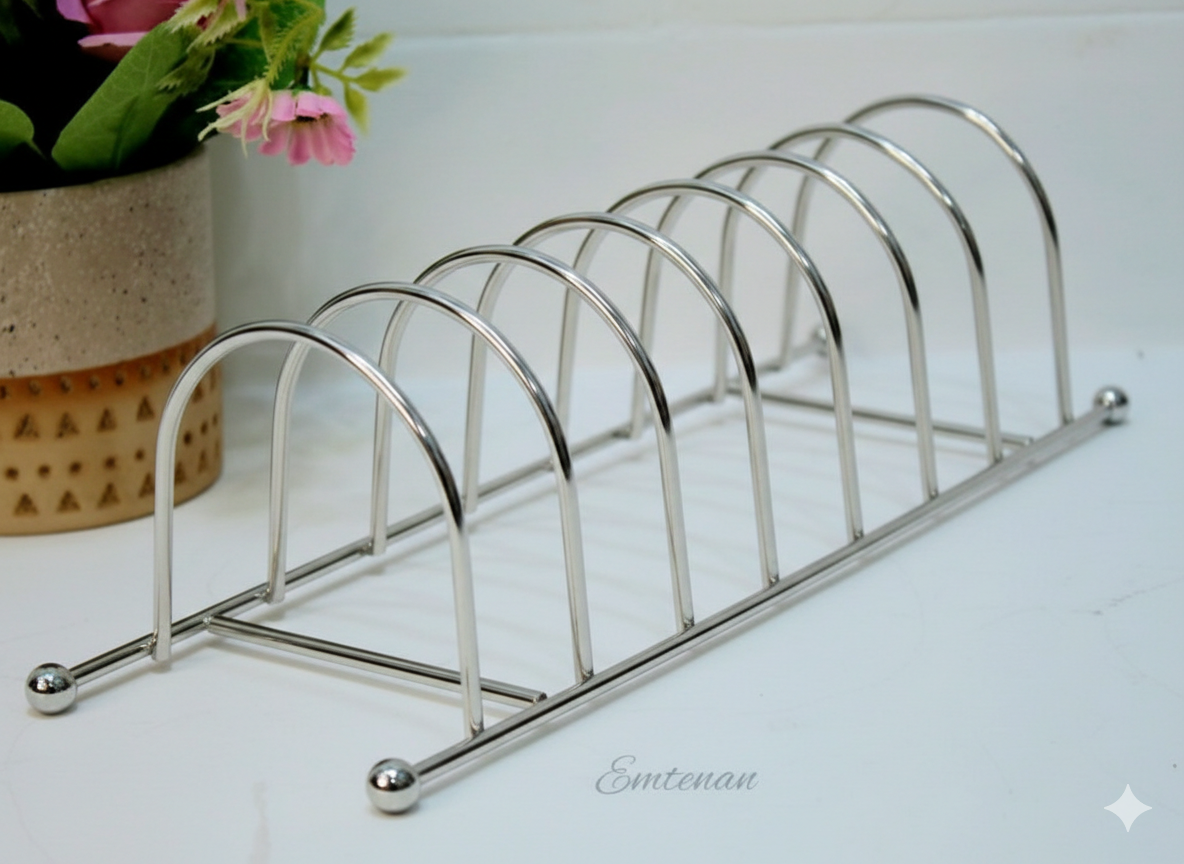 حامل اطباق فضي