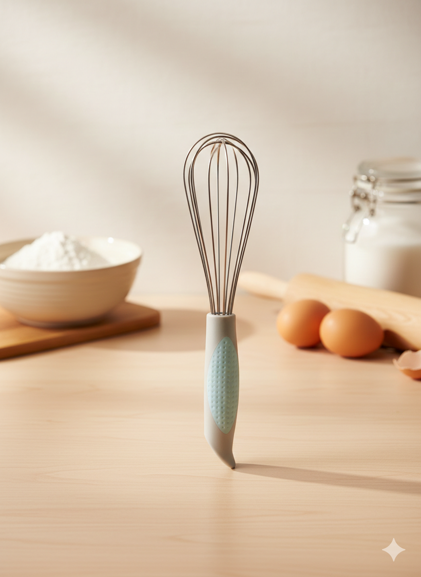 مضرب بيض يد سيلكون الوان ص