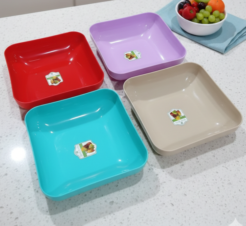 بوله بلاستيك مربعه وسط