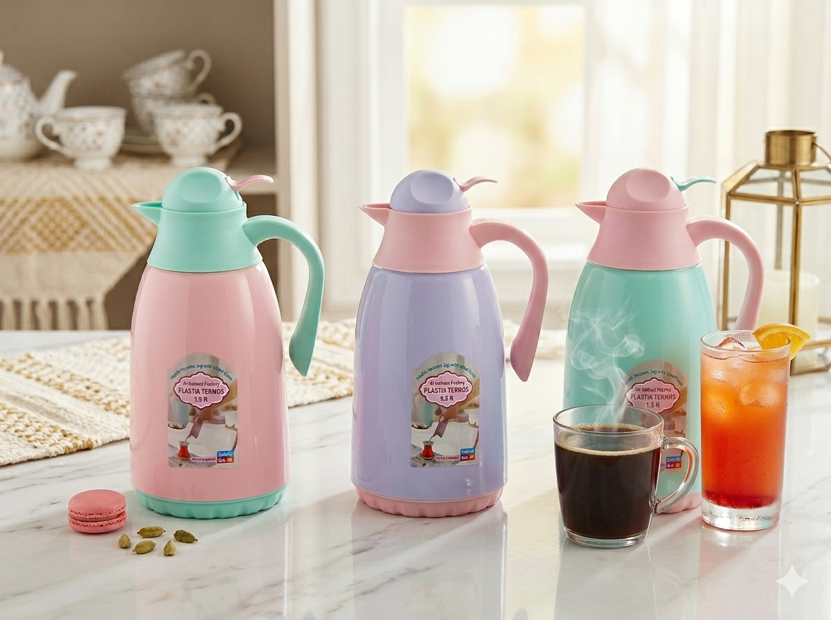 ترمس زجاج 2لون 1.3 موديل تركي